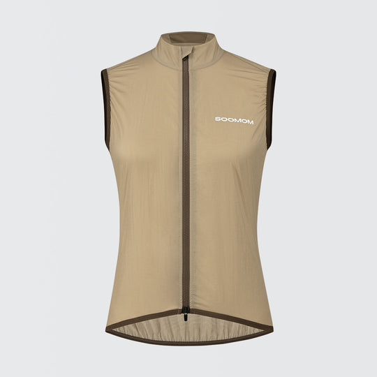 Women's Base Wind Gilet - Clay