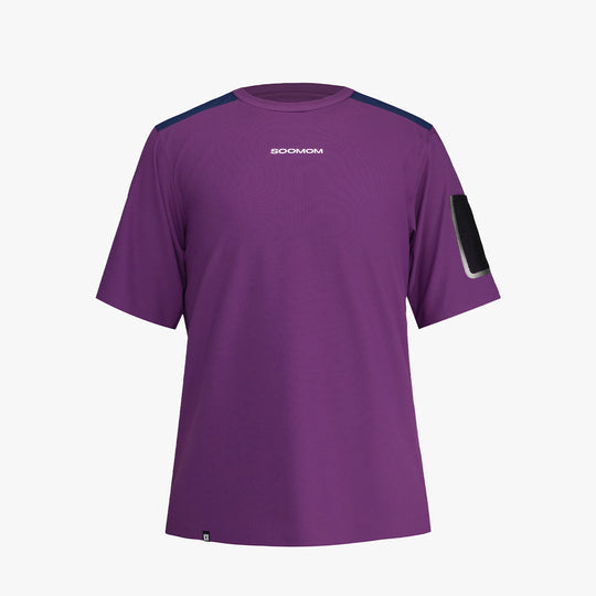 Escape Utility Tee - Deep Plum