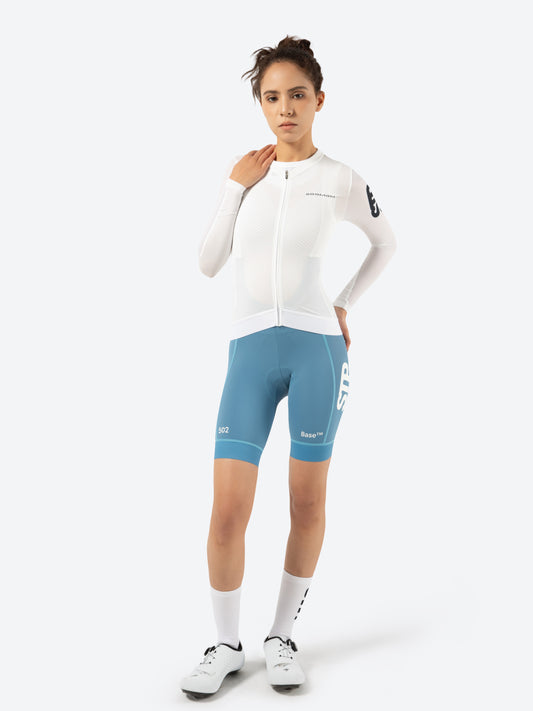 Women’s Base STP Classic Bib Shorts - Ocean Blue — alternate view