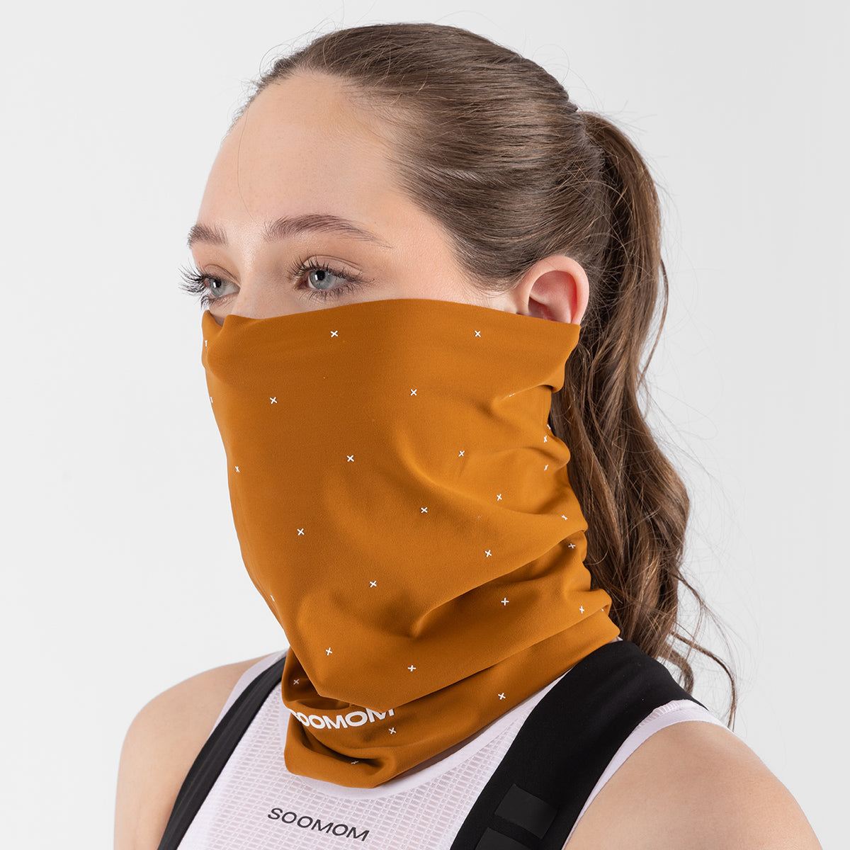 AllAround Cycling Neck Warmer Brown SOOMOM Cycling Apparel