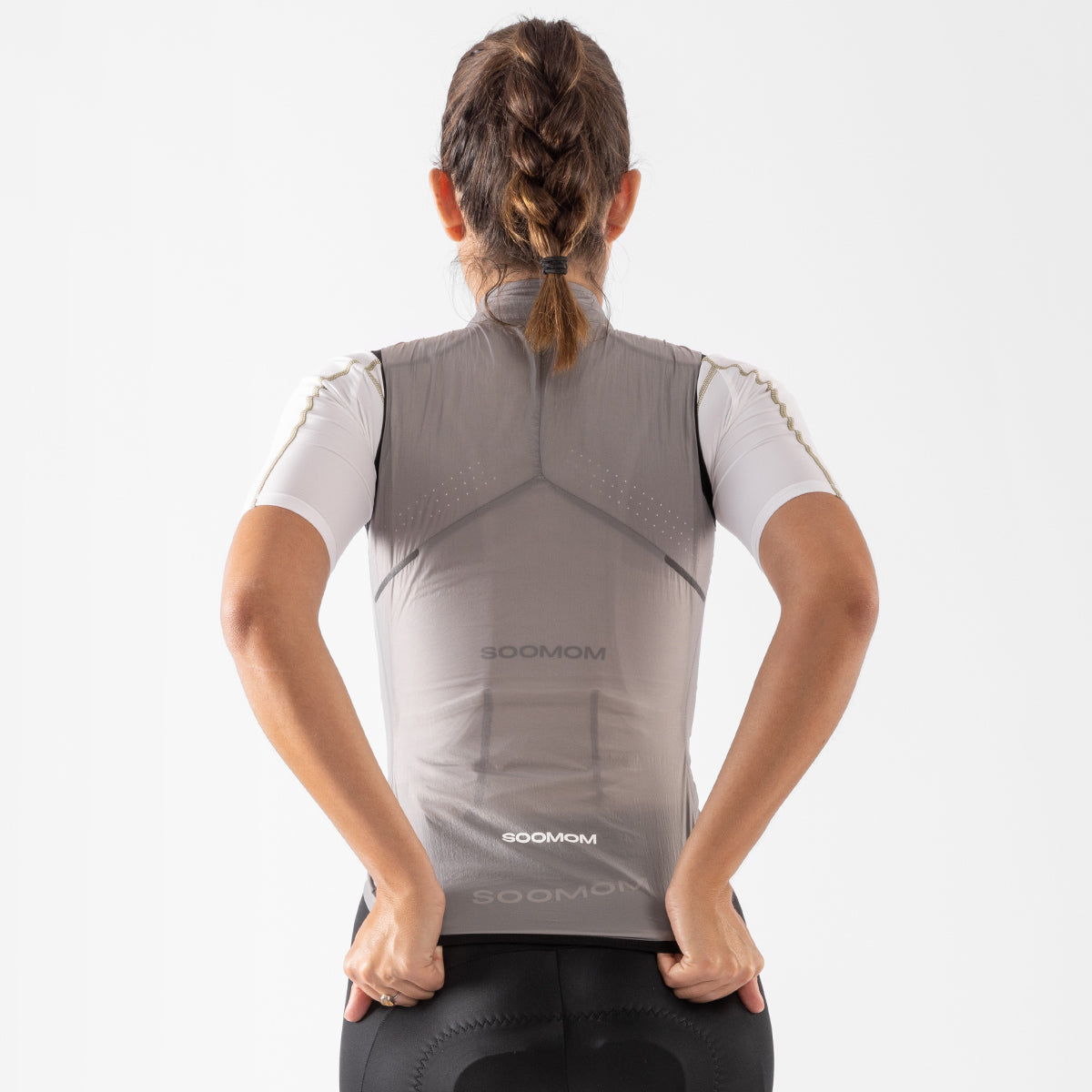 Women's Base Wind Gilet - Steel