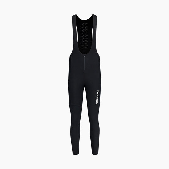 All-Round Windproof Utility Thermal Bib Tights - Black