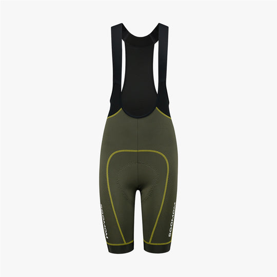 Women's Race Bib Shorts - Army Green