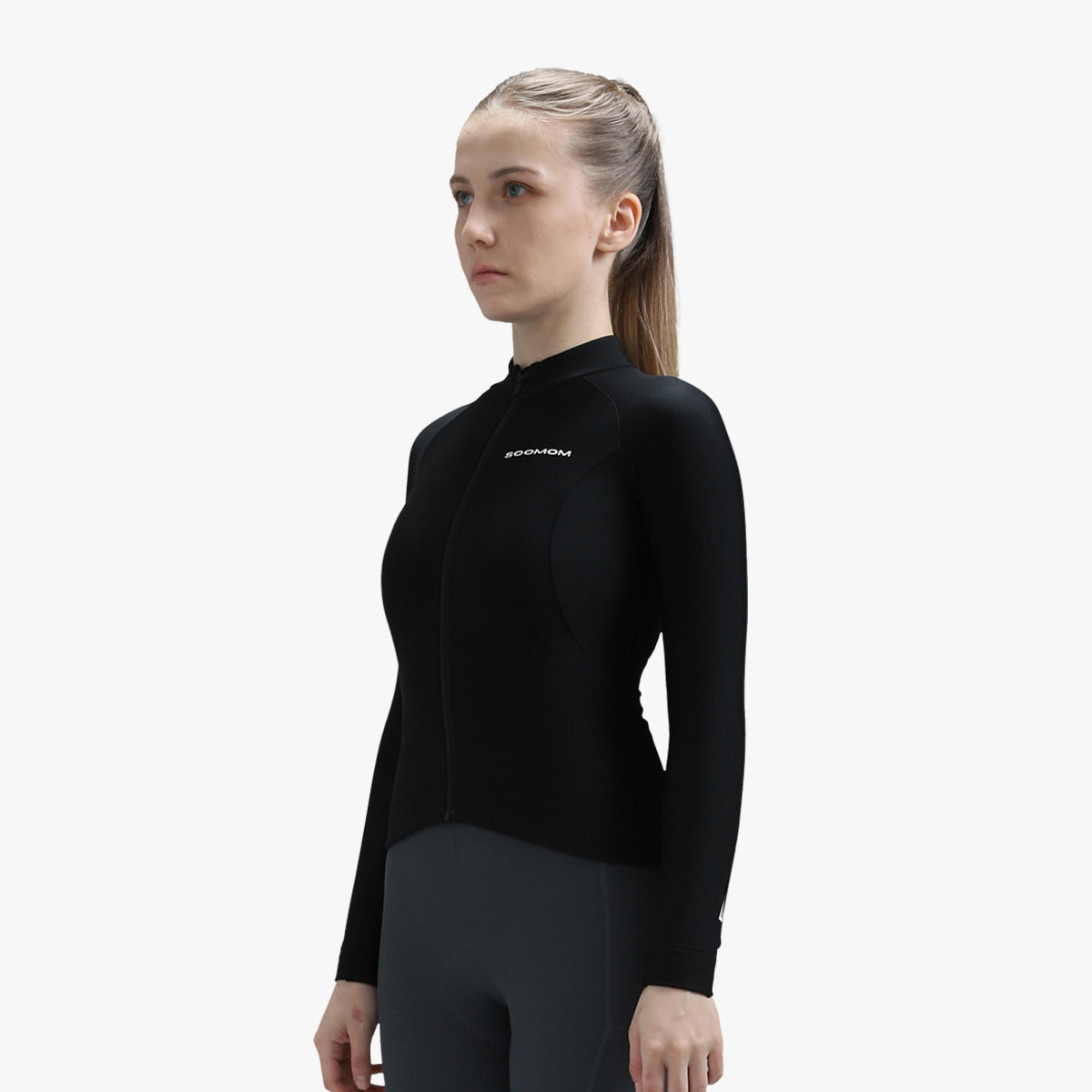 Women's Base LS Thermal Fleece Jersey - Black