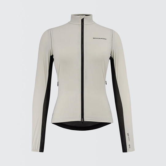 Women's All-Round Switchable Wind Jacket - Silver Stone