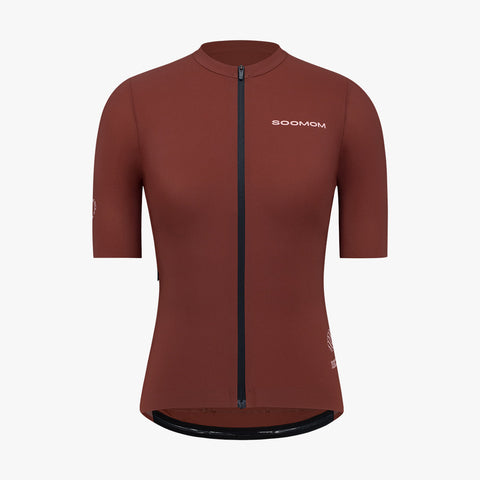 Women's All-Round Jersey - Mahogany SOOMOM | Cycling Apparel