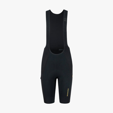 Women's Ultra Utility Bib Shorts - Black SOOMOM | Cycling Apparel