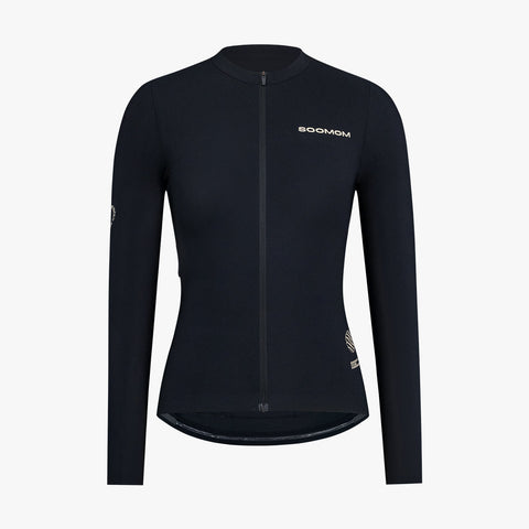 Women's All-Round LS Jersey - Ebony SOOMOM | Cycling Apparel