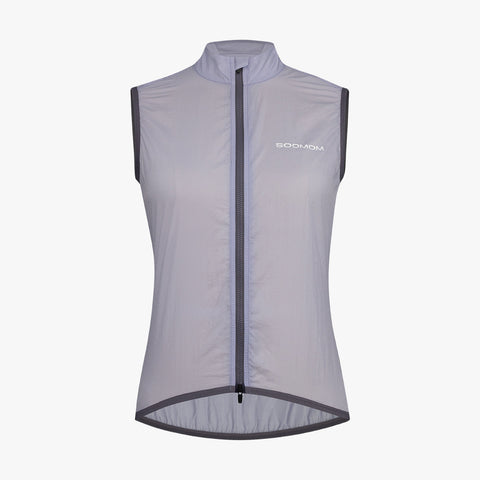 Women's Base Wind Gilet - Lavender SOOMOM | Cycling Apparel