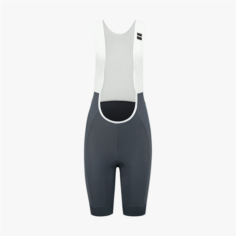 Women’s Base Classic Bib Shorts - Graphite SOOMOM | Cycling Apparel