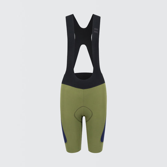 Women's All-Round Cargo Bib Shorts - Olive