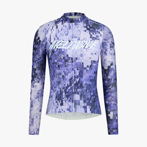 Women's All-Round Meltwave LS Jersey - Polar Iceburg SOOMOM | Cycling Apparel