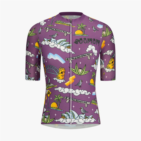 SOOMOM X Mulga Women's Art Series Jersey - Garigal Clash SOOMOM | Cycling Apparel