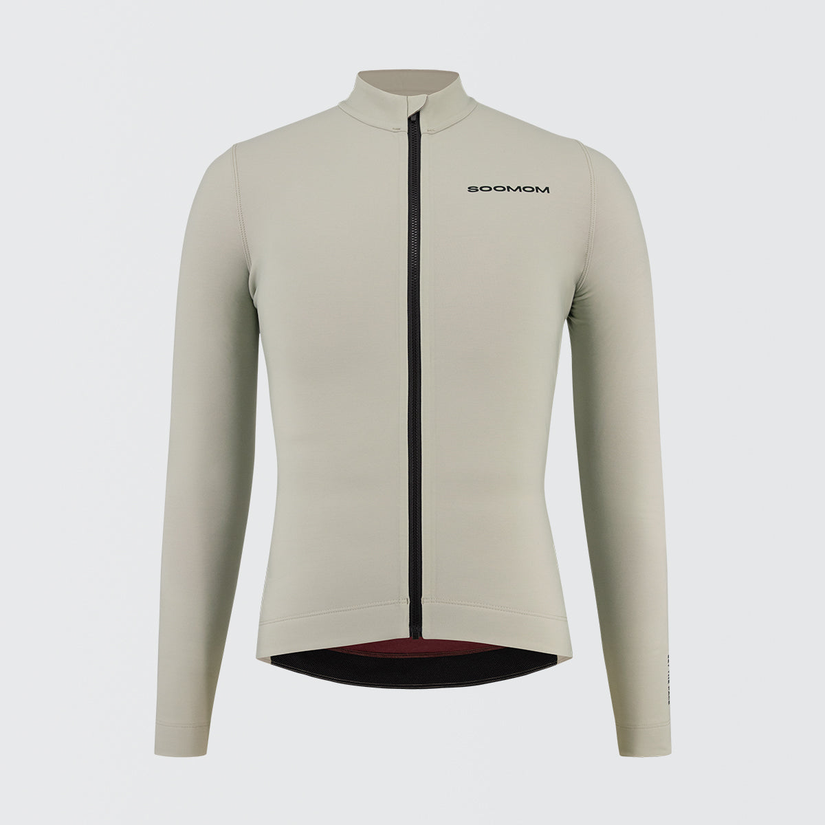All-Round LS Thermal Jersey - Taupe– SOOMOM | Cycling Apparel