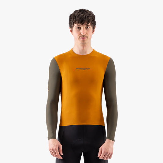 Race LS Thermal Jersey - Brown — alternate view