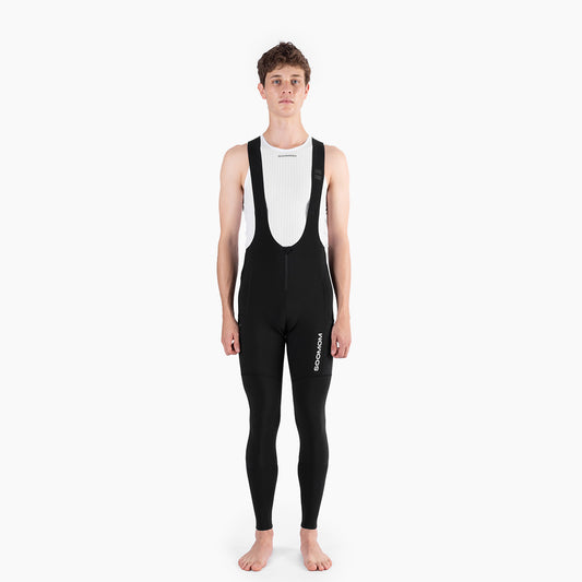 All-Round Windproof Utility Thermal Bib Tights - Black — alternate view