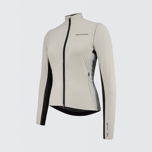 Women's All-Round Switchable Wind Jacket - Silver Stone — alternate view