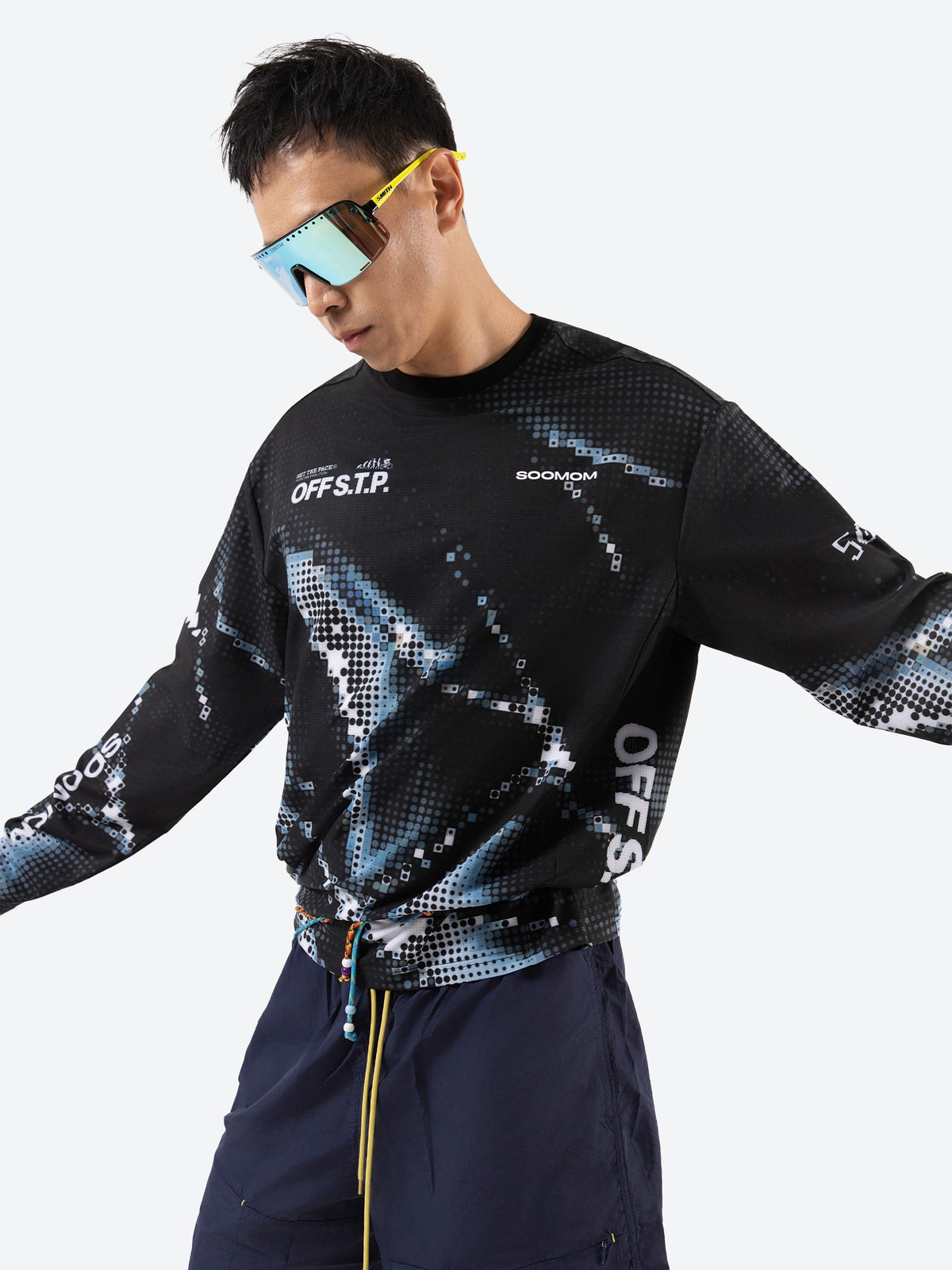 Urban Quick-Dry LS Tee - Iridescent Flux