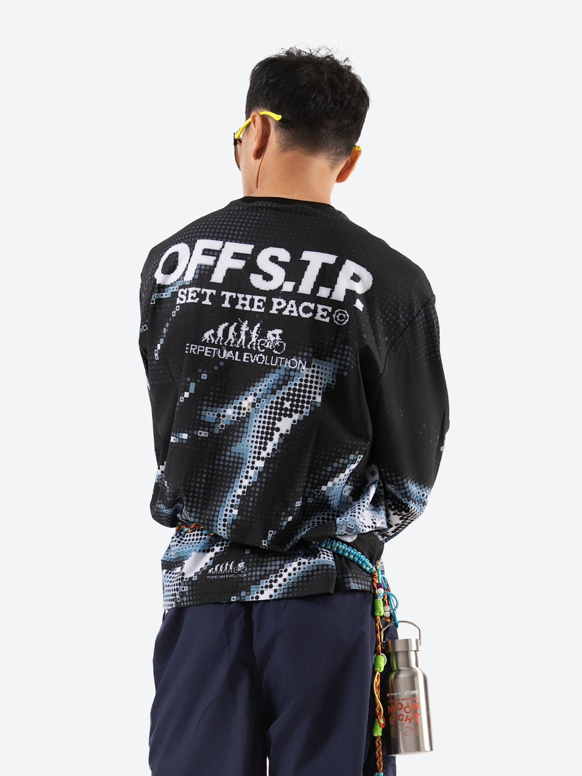 Urban Quick-Dry LS Tee - Iridescent Flux