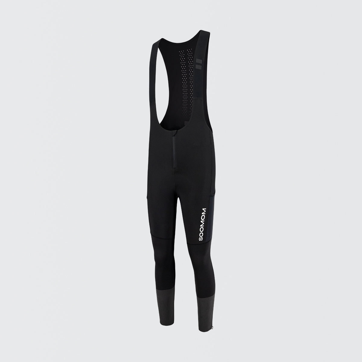 All-Round Windproof Cargo Thermal Bib Tights - Black