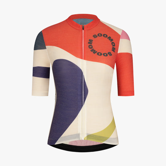 Women's Soomom x Spin Spin Art Series Merino Jersey - Paceline