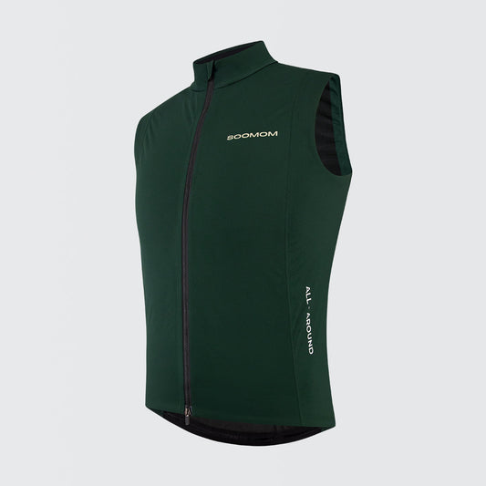 All-Round Wind Gilet - Olive — alternate view