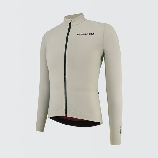 All-Round LS Thermal Jersey - Taupe — alternate view