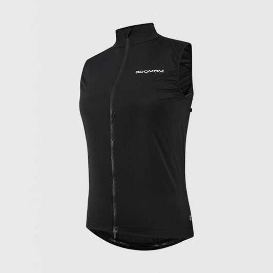 Women's Race Lightweight Windproof Gilet - Black — alternate view