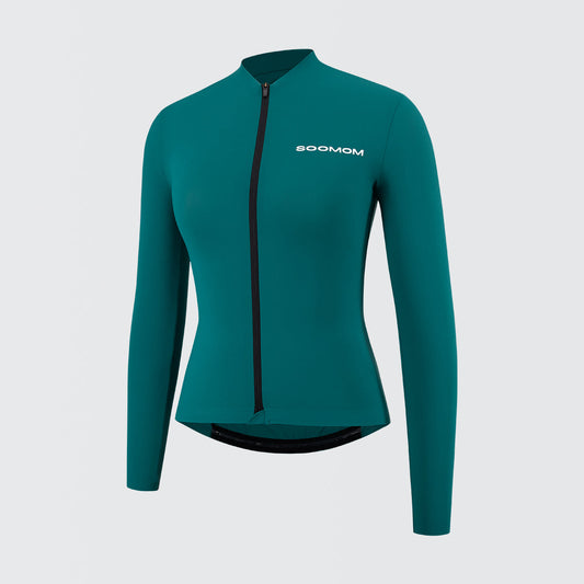 Women's All-Round LS Jersey - Atlantis — alternate view