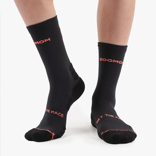 All-Round Reflective Socks - Charcoal — alternate view