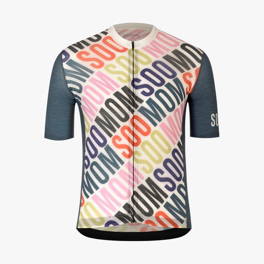 Soomom x Spin Spin Art Series Merino Jersey -  Slipstream
