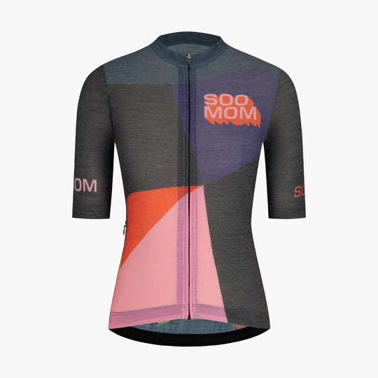Women's Soomom x Spin Spin Art Series Merino Jersey - Blocking