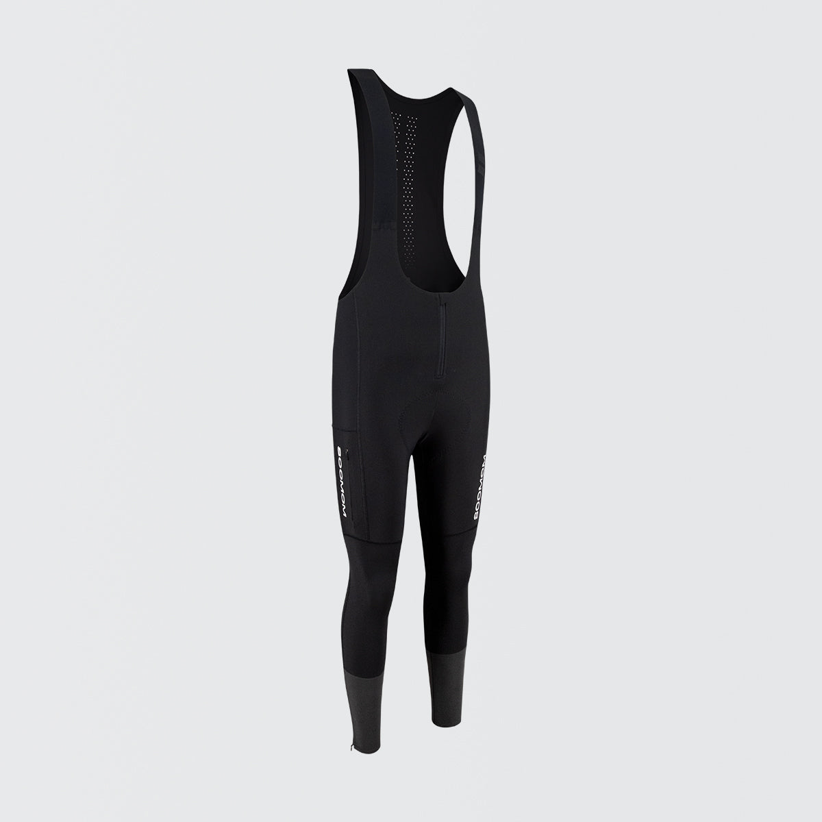 All-Round Windproof Cargo Thermal Bib Tights - Black