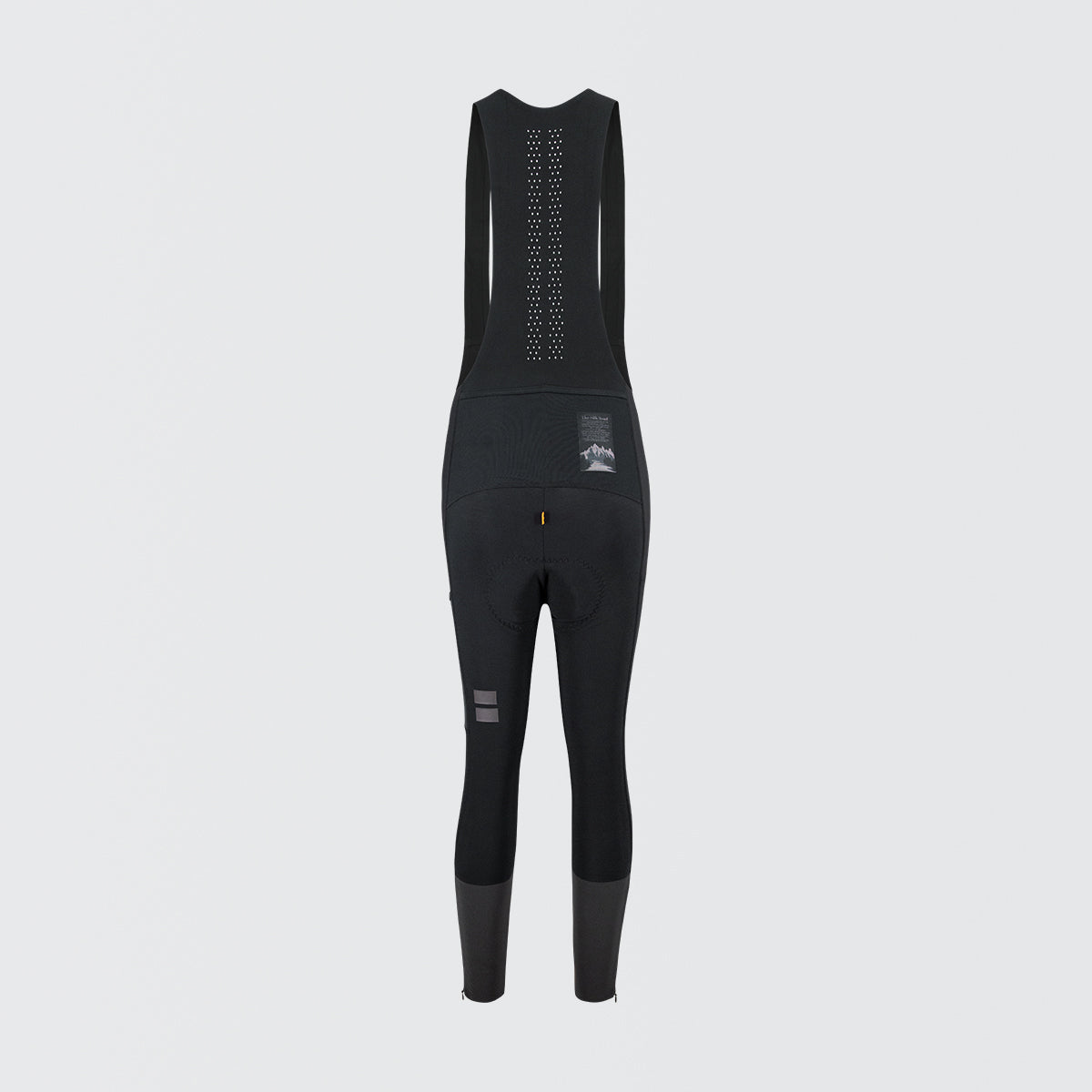 Women's All-Around Windproof Thermal Bib Tights - Black