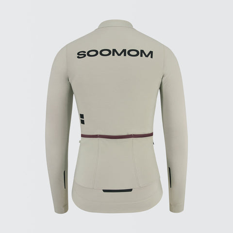 Women's All-Round LS Thermal Jersey - Taupe SOOMOM | Cycling Apparel