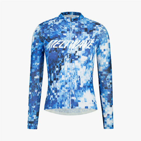 Women's All-Round Meltwave LS Jersey -  Iceberg Blue SOOMOM | Cycling Apparel