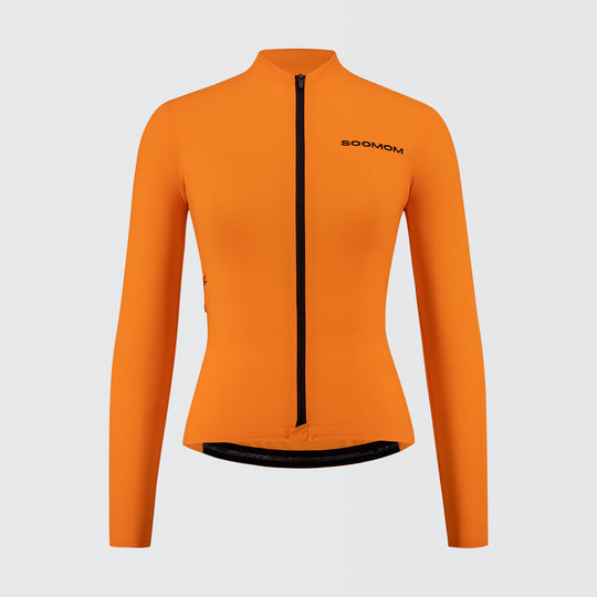 Women's All-Round LS Jersey - Sunset Orange