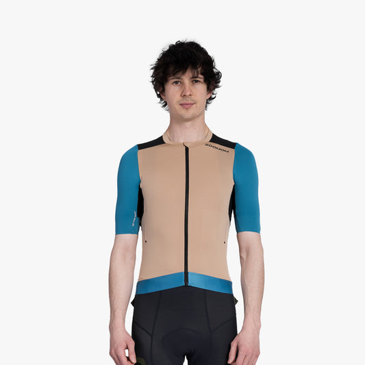 Escape Trailblock Cycling Jersey - Sand — alternate view