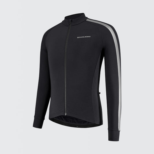 Base LS Thermal Jersey - Black — alternate view
