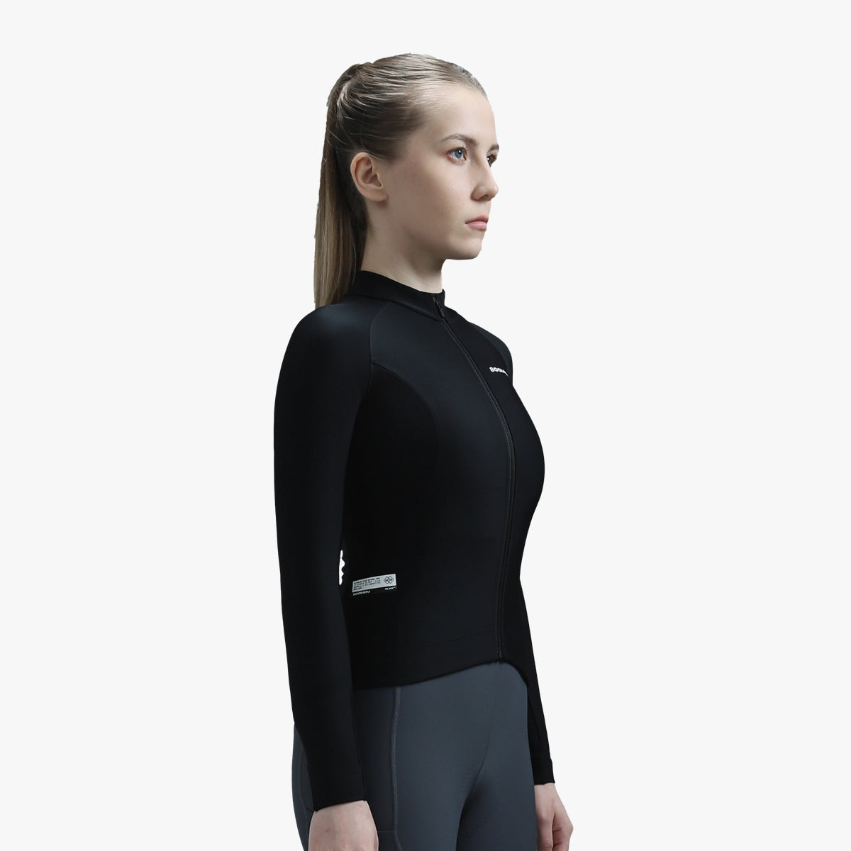 Women's Base LS Thermal Fleece Jersey - Black
