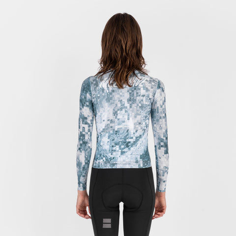 Women's All-Round Meltwave LS Jersey - Artic Frost SOOMOM | Cycling Apparel