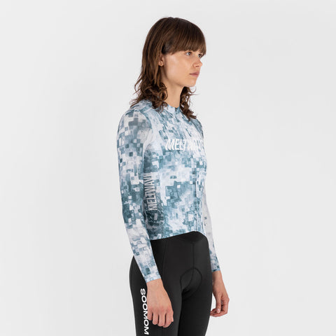 Women's All-Round Meltwave LS Jersey - Artic Frost SOOMOM | Cycling Apparel