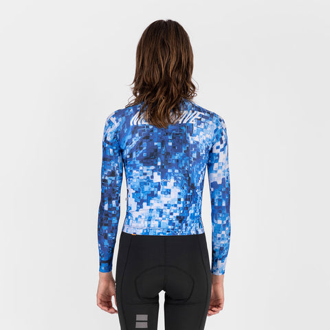 Women's All-Round Meltwave LS Jersey -  Iceberg Blue SOOMOM | Cycling Apparel