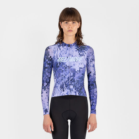 Women's All-Round Meltwave LS Jersey - Polar Iceburg — alternate view
