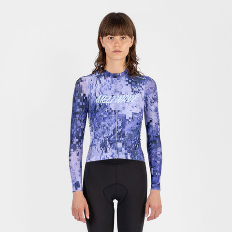 Women's All-Round Meltwave LS Jersey - Polar Iceburg SOOMOM | Cycling Apparel