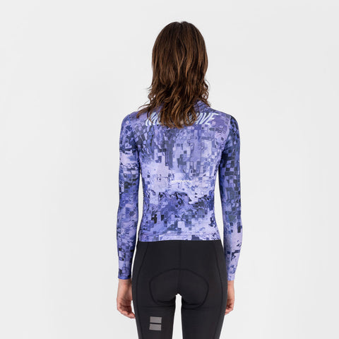Women's All-Round Meltwave LS Jersey - Polar Iceburg SOOMOM | Cycling Apparel