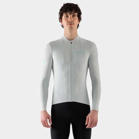 All-Round Lightweight LS Thermal Jersey - Cream — alternate view