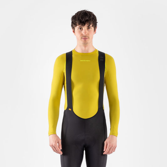 Base LS Undergarment - Mustard — alternate view