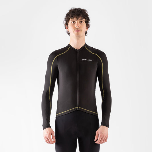 Base LS Jersey - Black — alternate view
