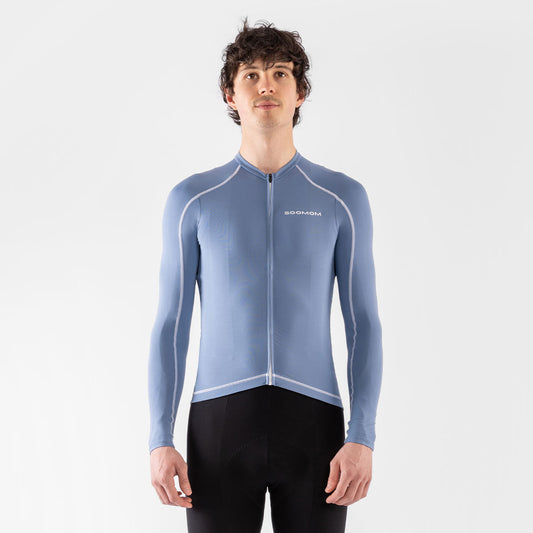 Base LS Jersey - Powder Blue — alternate view